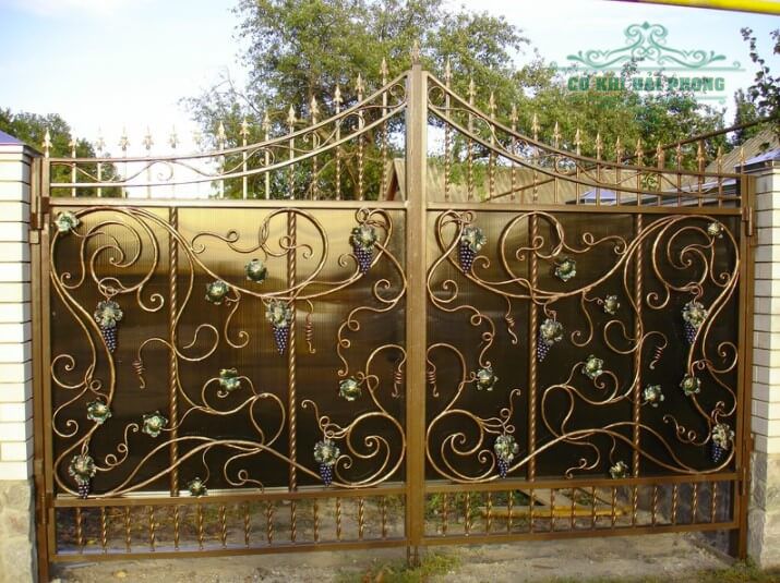 Bảng giá cửa sắt mỹ thuật và những mẫu cửa cổng sắt đẹp tại Hải Phòng